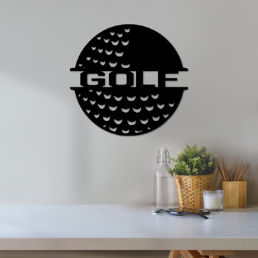 Metal Golf Sign | Golf Gifts for Men | Golf Decor | Golf Metal Sign | Custom Golf Gift | Golfing Gifts for Golfer | Sports Decor | Golf Ball